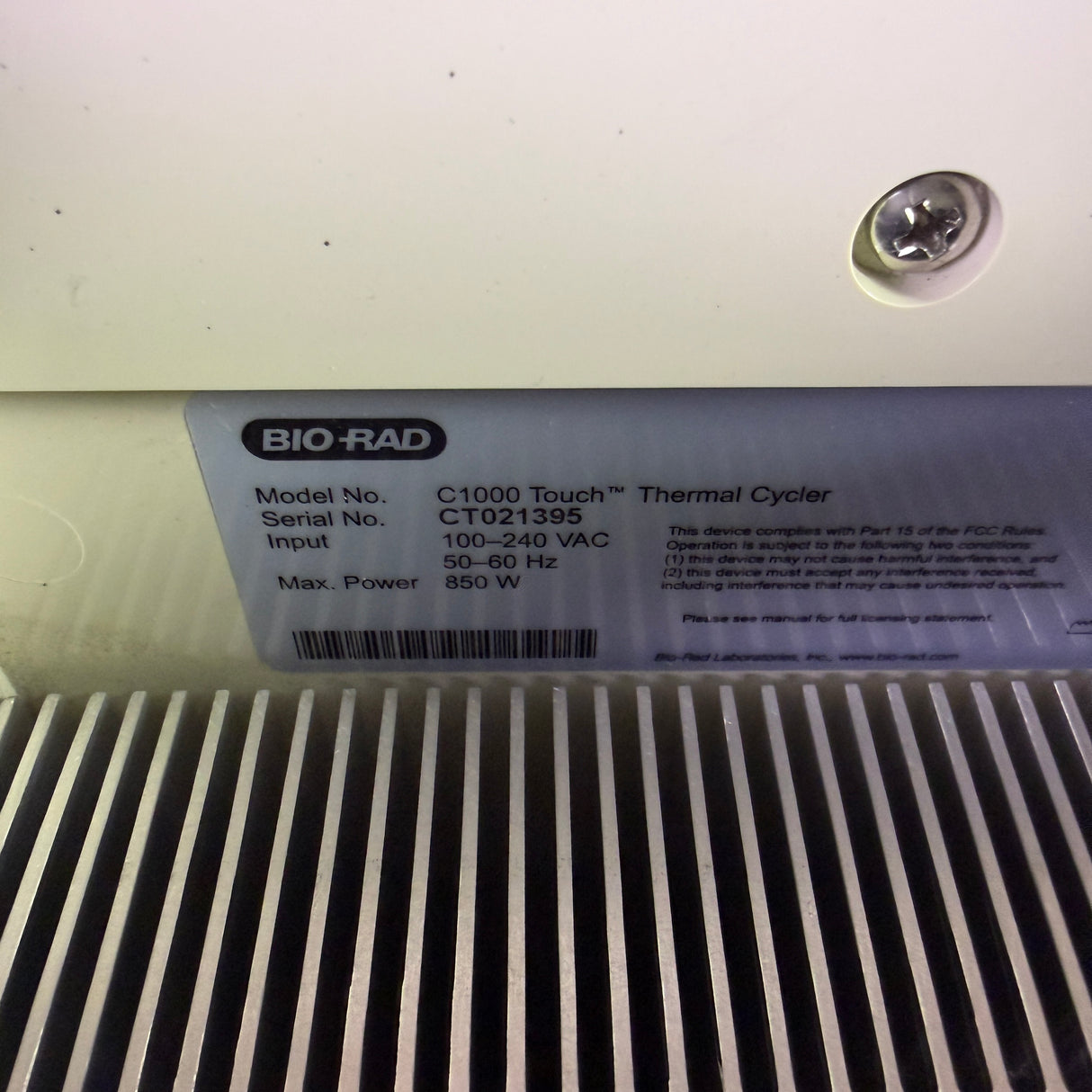 Bio-Rad C1000 Touch Thermal Cycler w/ CFX96 Real-Time PCR System - Image 15
