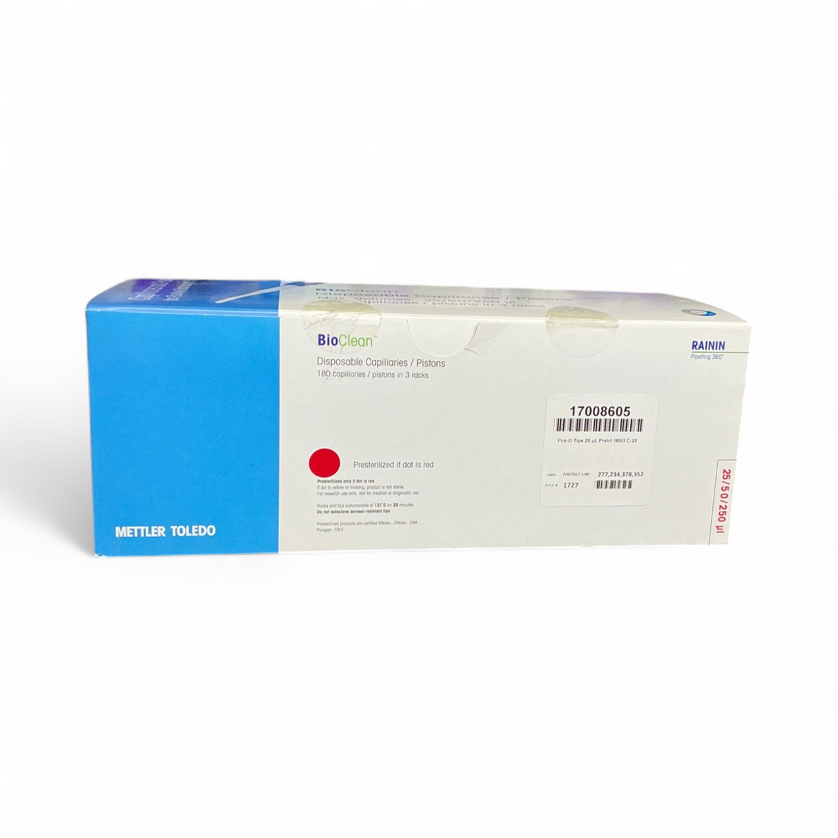 BioClean Disposable Capillaries 17008665 250 µl - Image 4