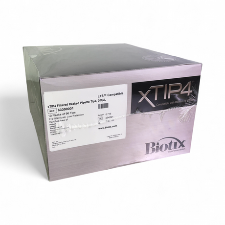 Biotix xTIP4 200µL Filtered Racked Pipette Tips, 63300001; EXP 2027-05 | Order Direct and Save - Image 1