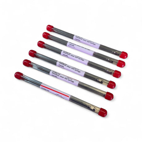 Cadence Science Millipore Stainless Steel 304 Gauge 12 L 6” Fluid Transfer Device - Lot of 6x (BO!) | Ships Fast from Mr. Scientific - Image 1