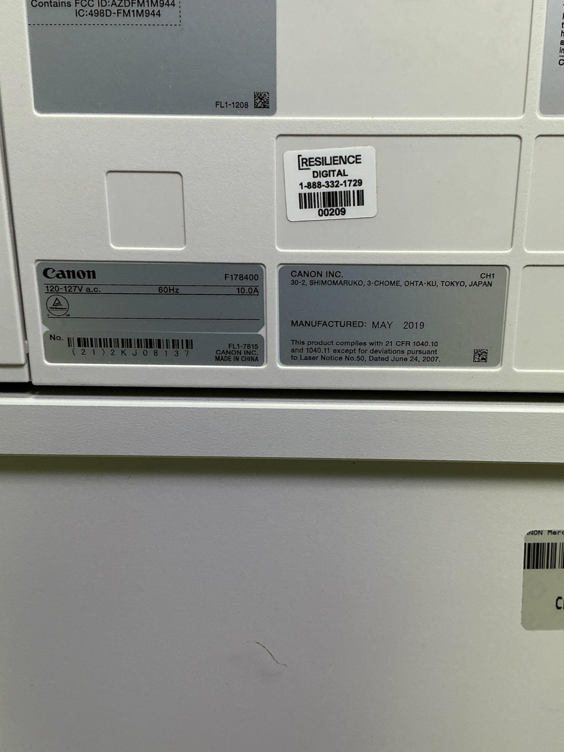 Canon ImageRUNNER Advance C5535i Multifunction Laser Printer/Copier w Keyboard (BO!) | Mr. Scientific - Image 15