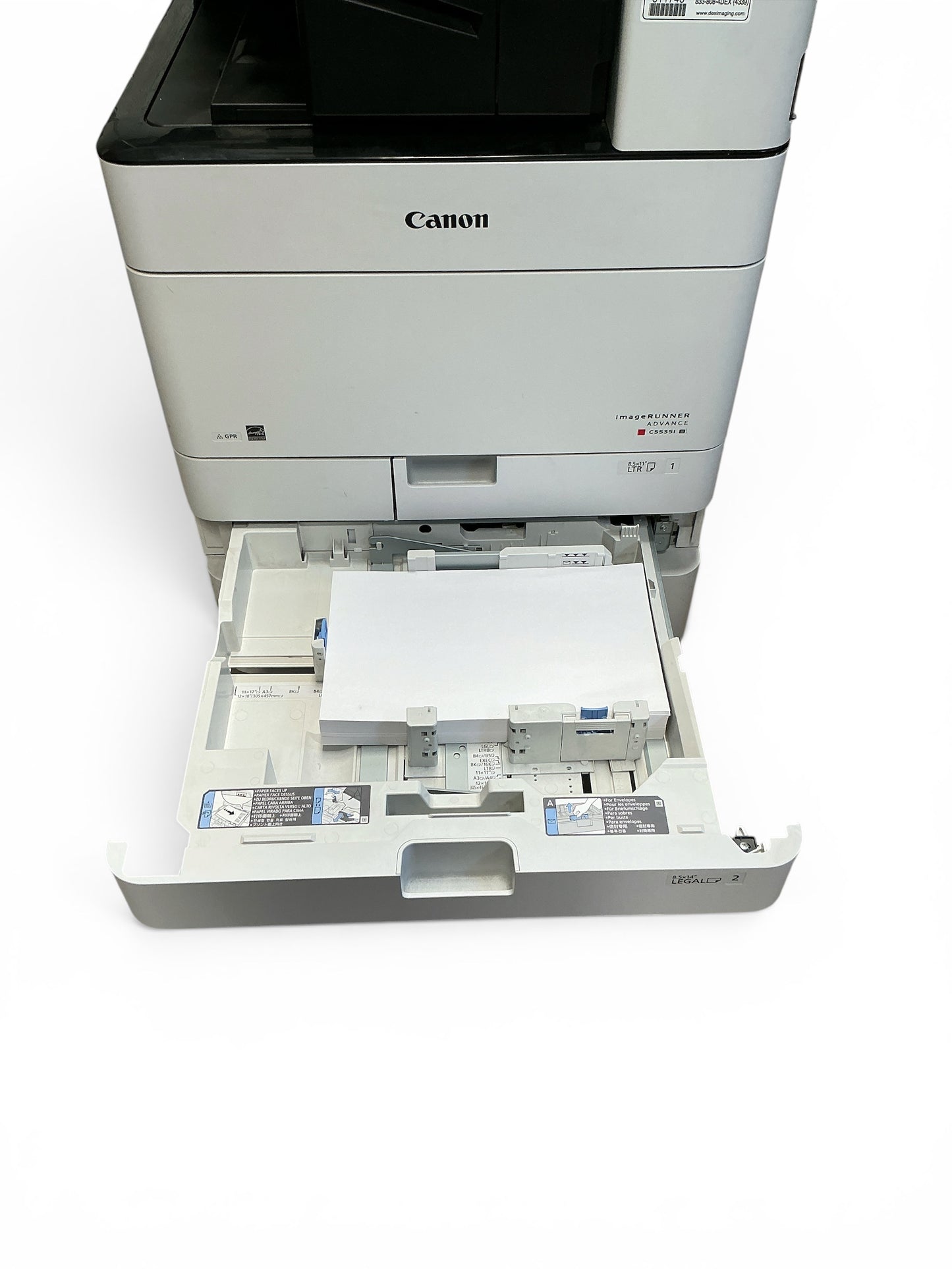 Canon ImageRUNNER Advance C5535i Multifunction Laser Printer/Copier w Keyboard (BO!) | Mr. Scientific - Image 4