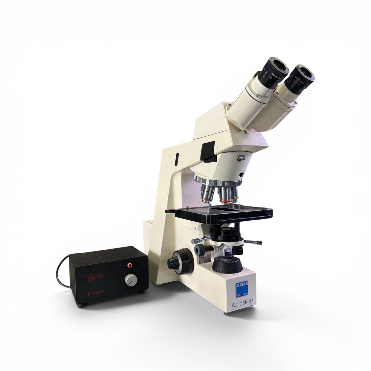 Carl Zeiss Axioskop 50 Microscope 45-14-85 w/ Achroplan Objectives - Image 2