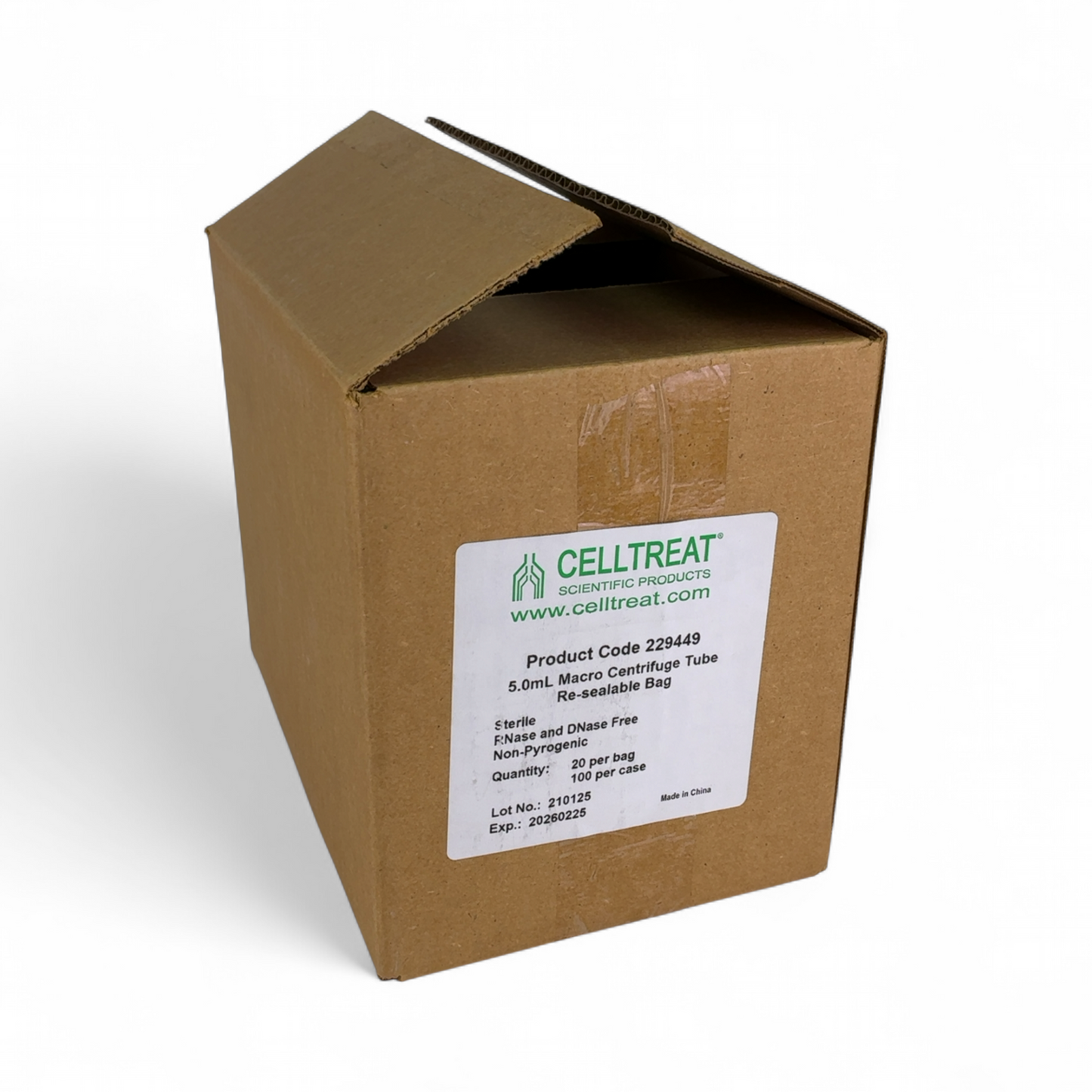 Celltreat 5.0mL Macro Centrifuge Tubes 229449 - 100/cs (Best Offer!) | Ships Fast from Mr. Scientific - Image 1