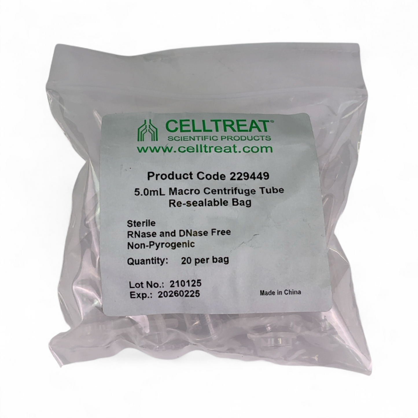 Celltreat 5.0mL Macro Centrifuge Tubes 229449 - 100/cs (Best Offer!) | Ships Fast from Mr. Scientific - Image 5