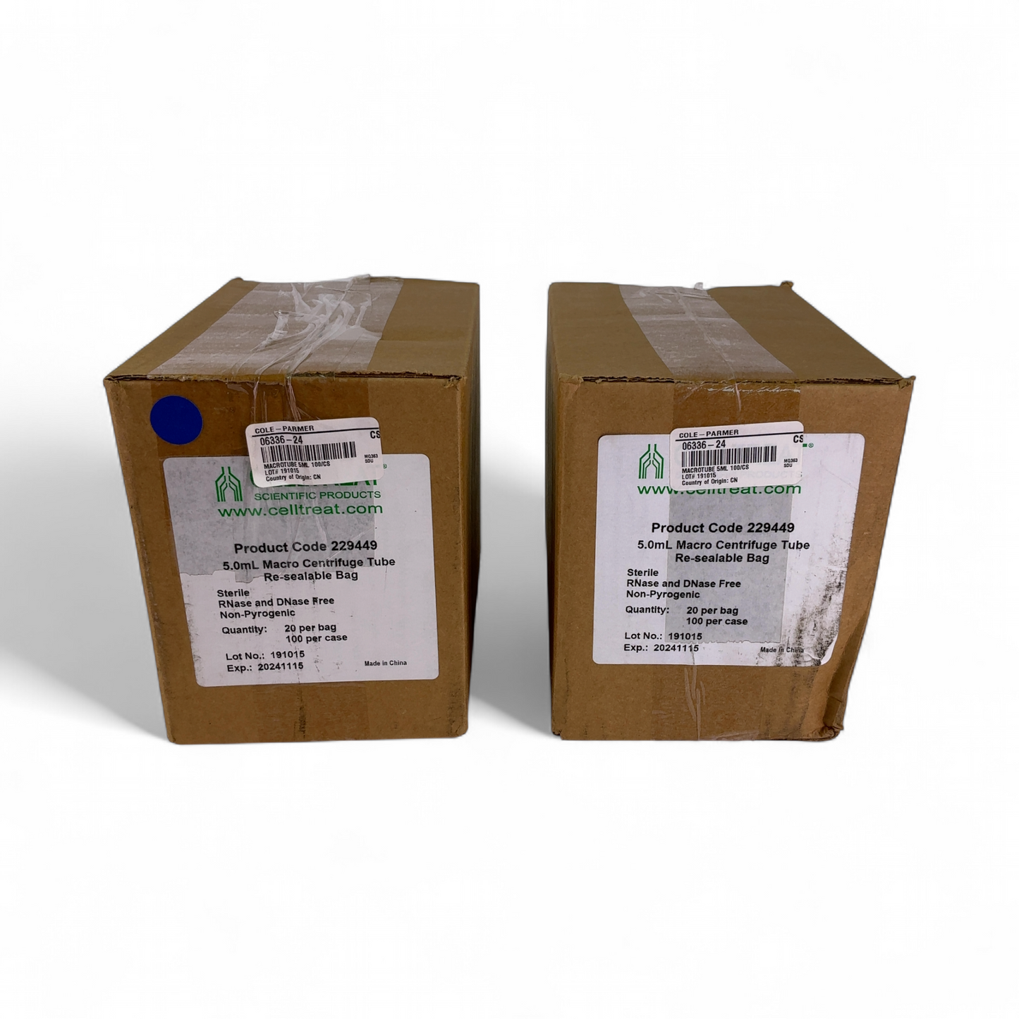 Celltreat 5.0mL Macro Centrifuge Tubes 229449 - Exp: 2024.11.15 - 200ct (Best Offer!) | Safe & Secure Shipping - Image 2