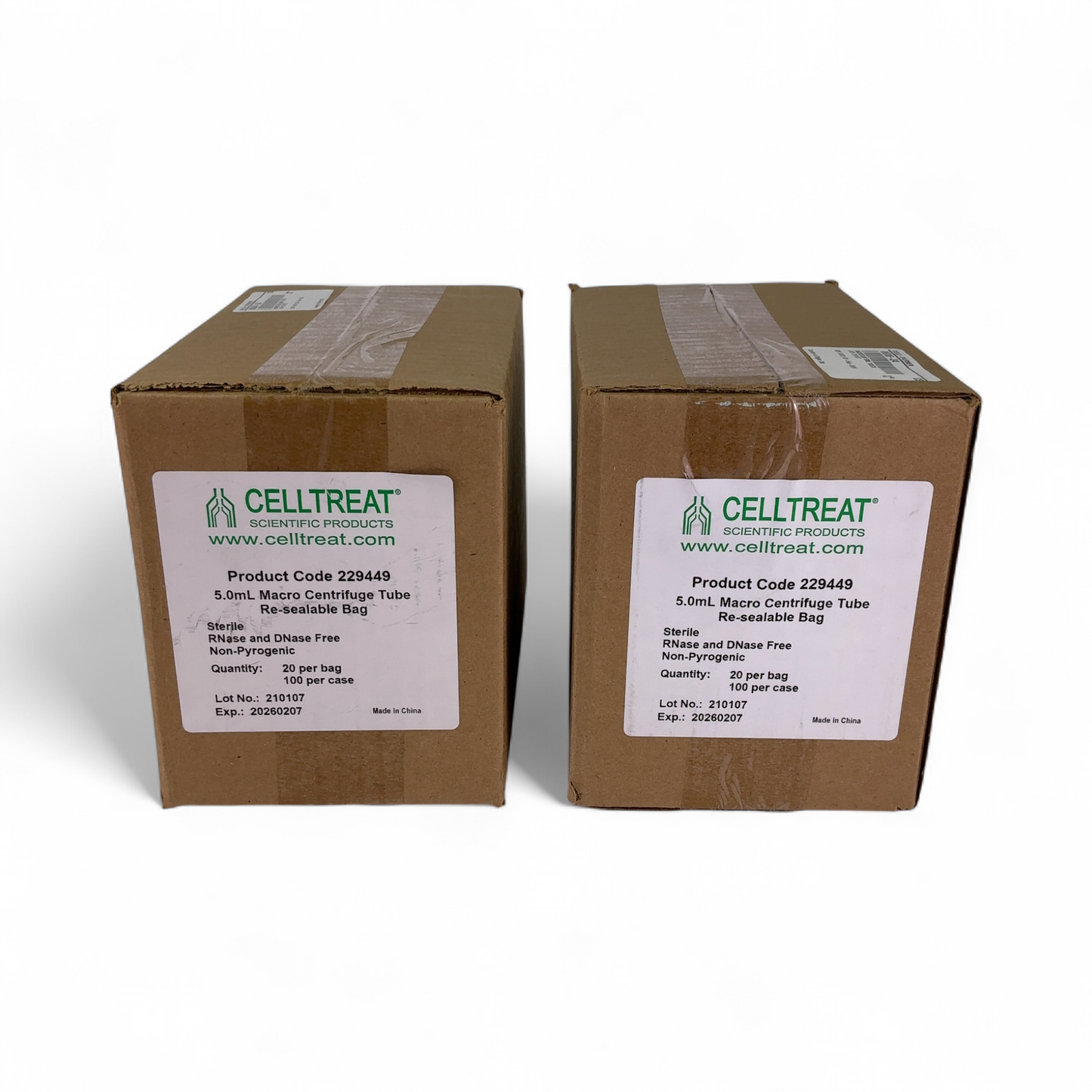 Celltreat 5.0mL Macro Centrifuge Tubes 229449 - Exp 2026.02.07 - 200ct (BO!)  | Order Direct and Save - Image 2