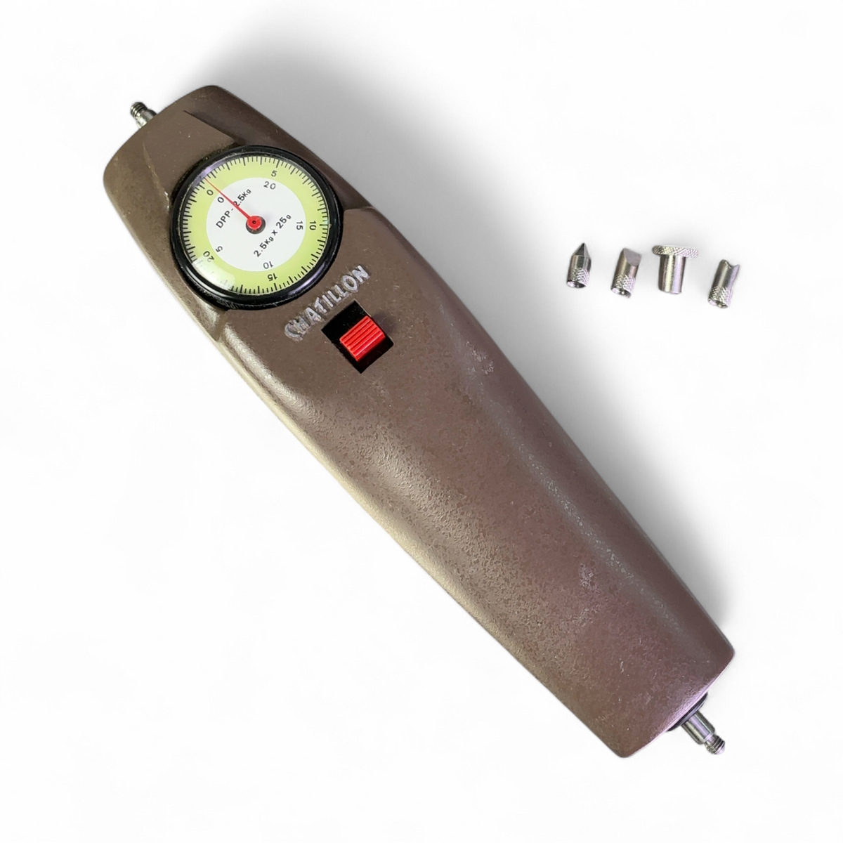 Chatillon Mechanical Push/Pull Force Gauge w Accessories & Case DPP-2.5kg | Ships Fast from Mr. Scientific - Image 3
