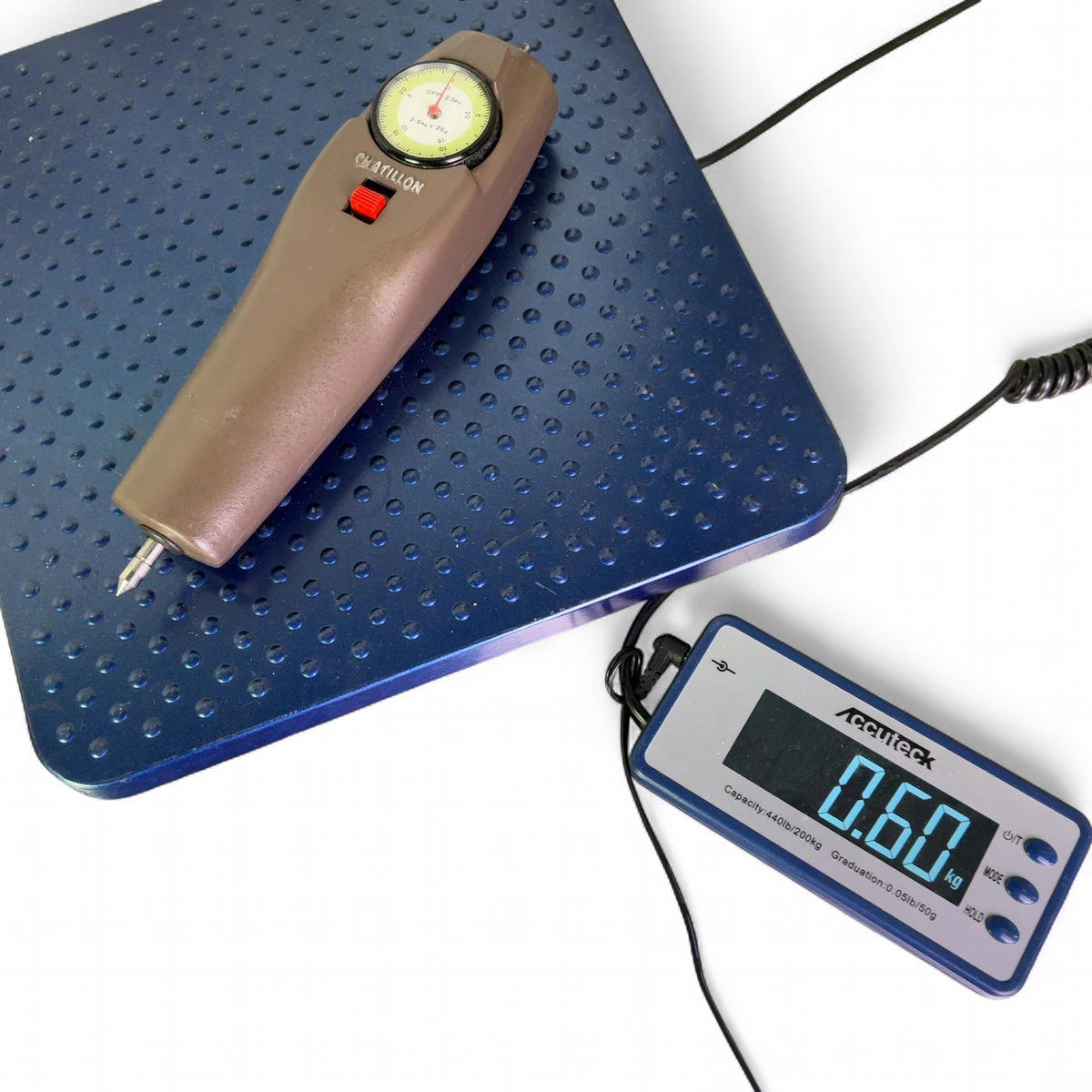 Chatillon Mechanical Push/Pull Force Gauge w Accessories & Case DPP-2.5kg | Ships Fast from Mr. Scientific - Image 5