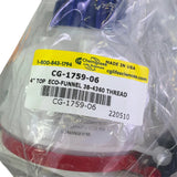 Chemglass 4” Top Diameter 450mL Eco Funnel, Thread Size 38-430 CG-1759-06 | Ships Fast from Mr. Scientific - Image 6