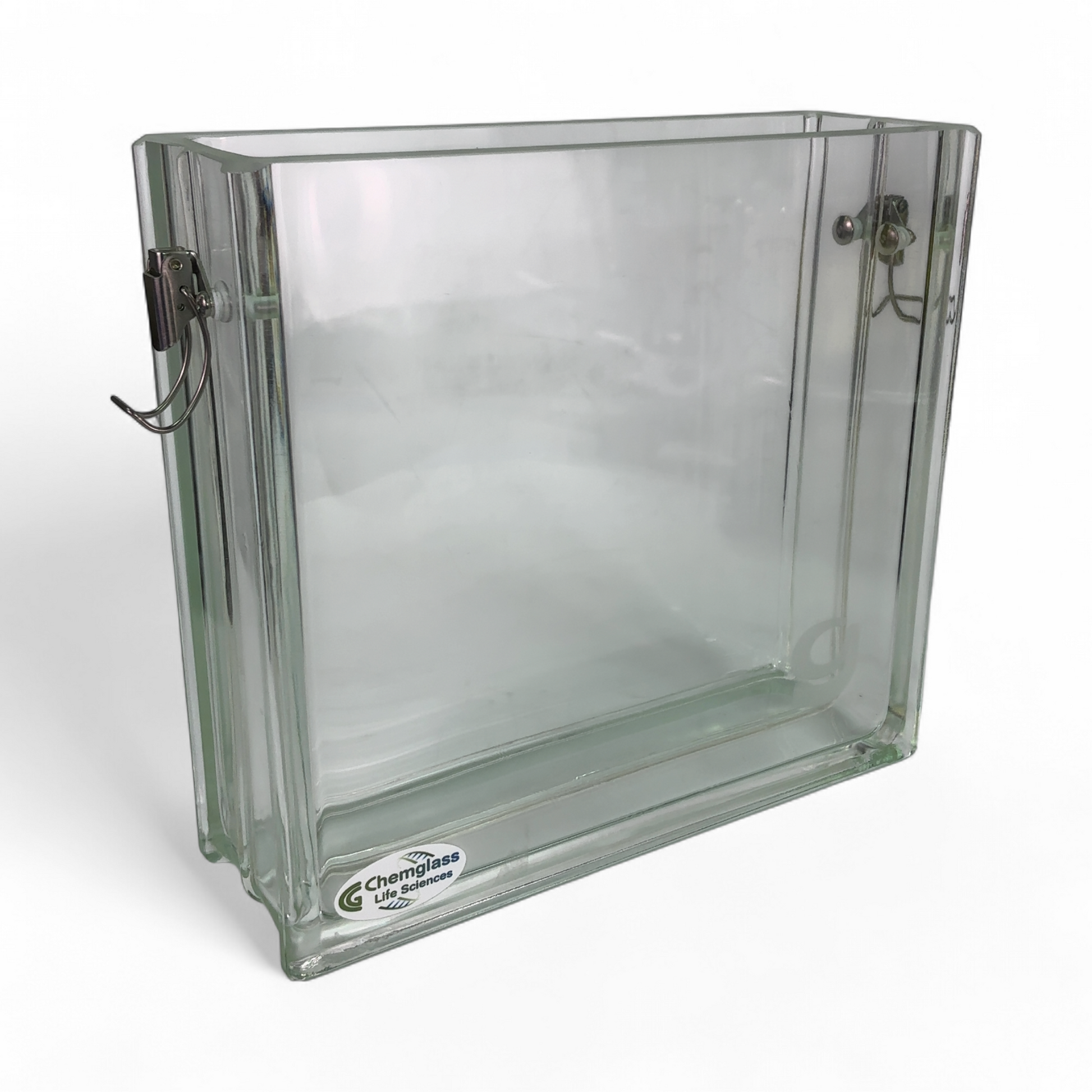 Chemglass Thin Layer Chromatography Developing Tank w Latches CG-1183 | Order Direct and Save - Image 1