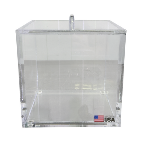 Clear Acrylic Lab Storage Box Removable Lid 6.75” Made In USA (Best Offer!) - Image 2