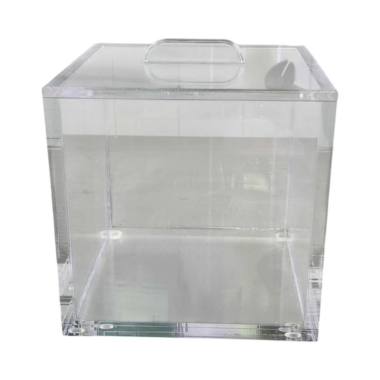 Clear Acrylic Lab Storage Box Removable Lid 6.75” Made In USA (Best Offer!) - Image 9