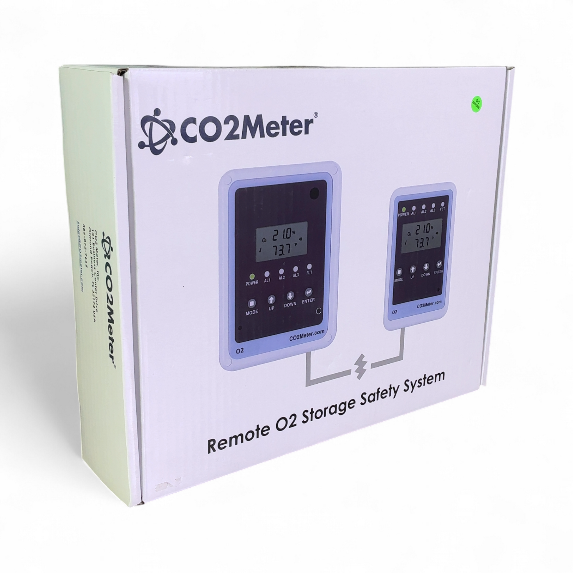 CO2Meter RAD-002 O2 Gas Deficiency / Depletion Monitor Alarm | Order Direct and Save - Image 1