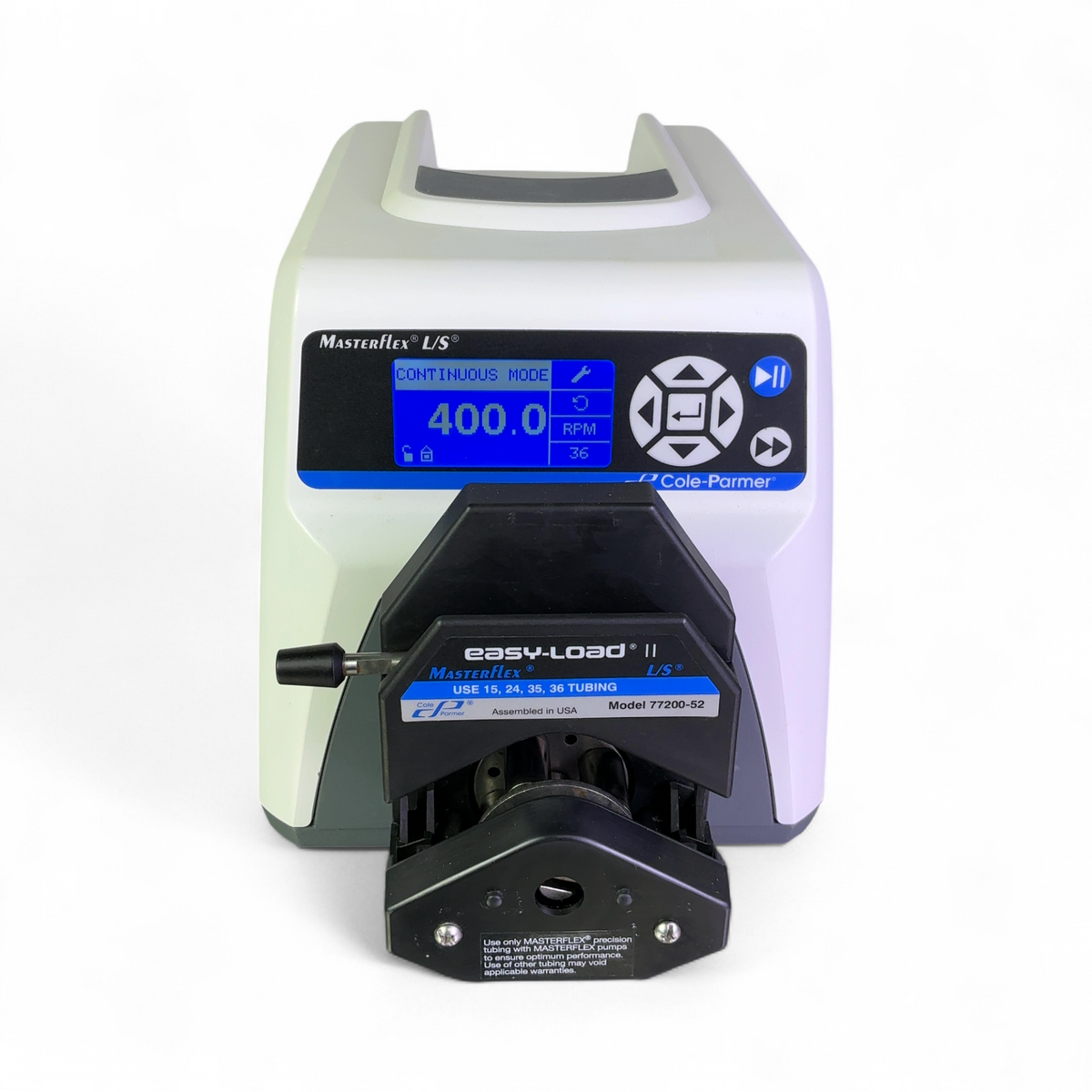 Cole-Parmer Masterflex L/S Peristaltic Pump Drive 07522-20 w EasyLoad II 77200-52 | Safe & Secure Shipping - Image 2