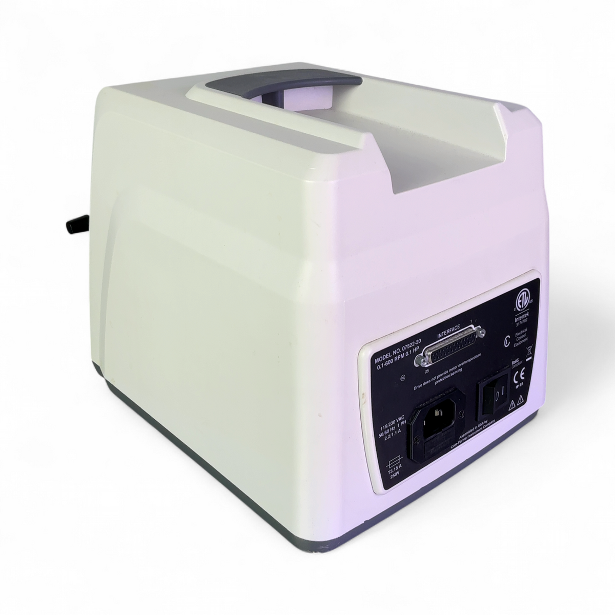 Cole-Parmer Masterflex L/S Peristaltic Pump Drive 07522-20 w EasyLoad II 77200-52 | Safe & Secure Shipping - Image 7