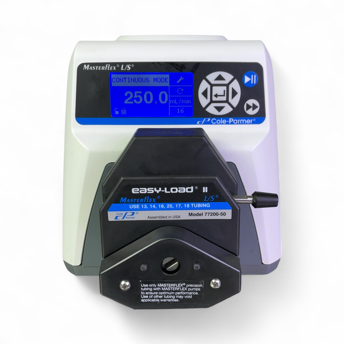 Cole-Parmer Masterflex L/S Peristaltic Pump Drive 7523-80 w Easy-Load II 77200-50 (Best Offer!) | Mr. Scientific - Image 3