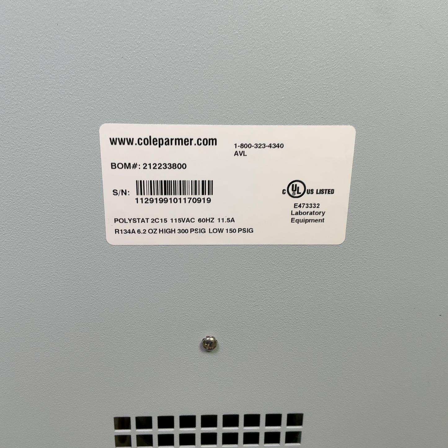 Cole Parmer Polystat 2C15 Recirculating Chiller 212233800 (Best Offer!) | Safe & Secure Shipping - Image 15