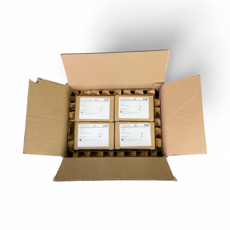 Corning 384-Well Clear Flat Bottom Polystyrene Microplates, 100/Cs, PN: 3702 - Image 3
