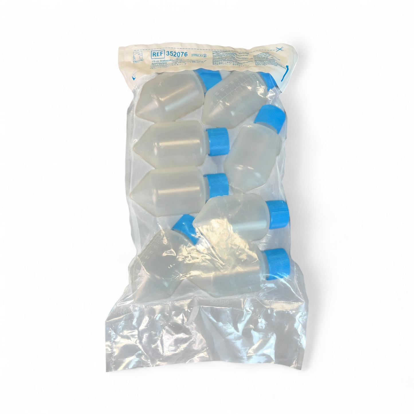 Corning Falcon 175mL Graduated Conical Tubes w Caps 352076 - 48 Bottles (Best Offer!) | Safe & Secure Shipping - Image 2