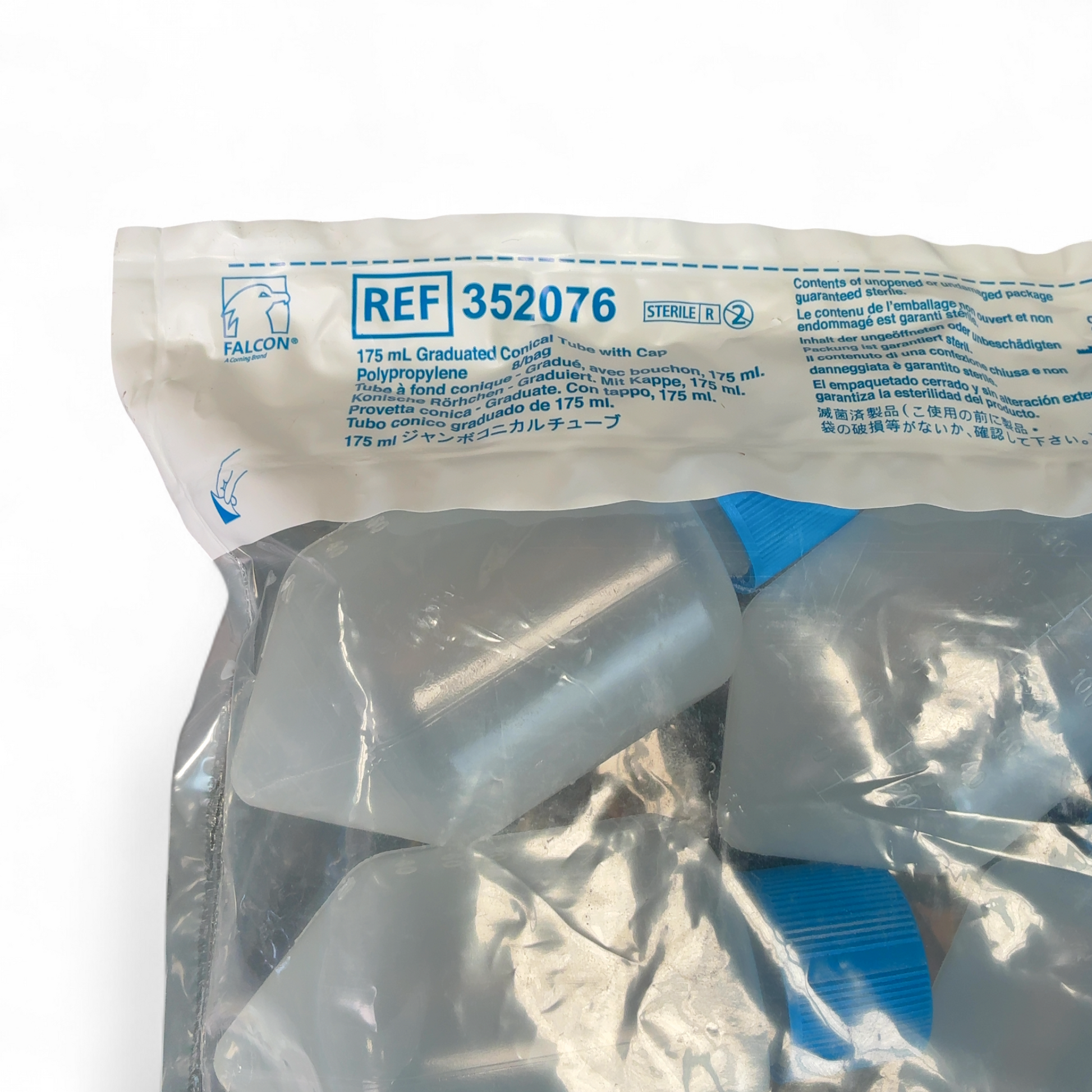 Corning Falcon 175mL Graduated Conical Tubes w Caps 352076 - 48 Bottles (Best Offer!) | Safe & Secure Shipping - Image 3