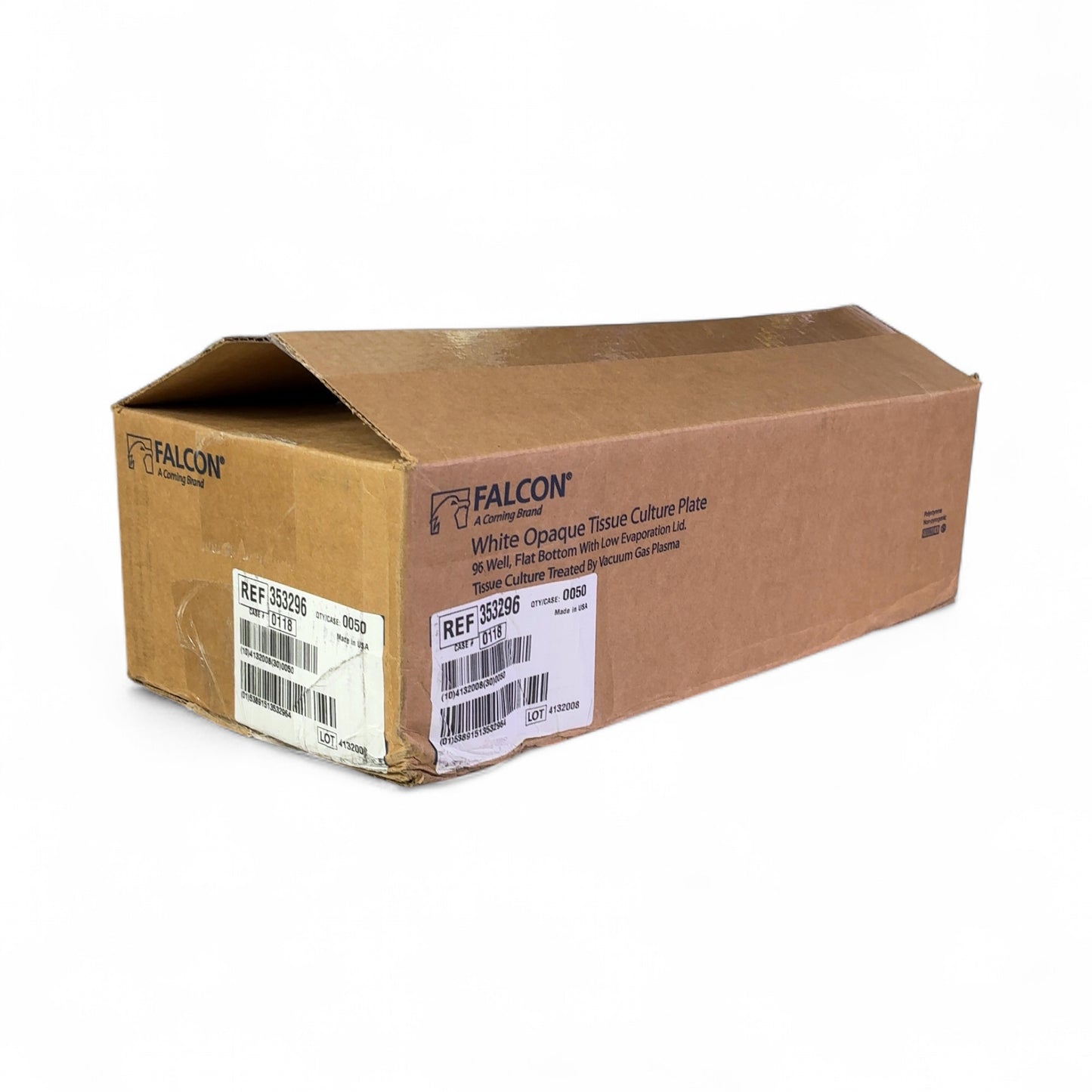 Corning Falcon 353296 96 Well White Opaque Tissue Culture Plate NEW OPEN BOX | Ships Fast from Mr. Scientific - Image 3