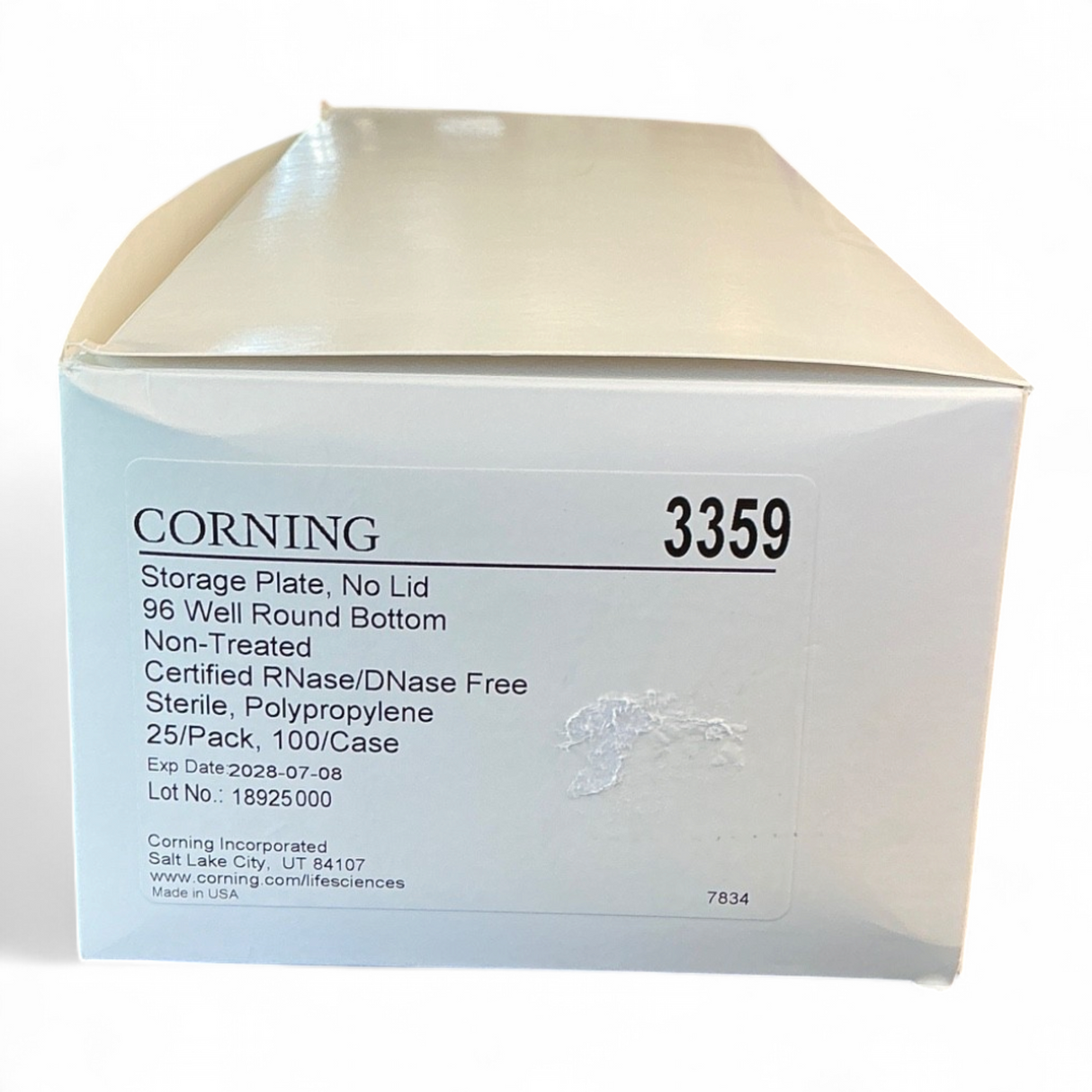 Corning Storage Plate, No Lid 3359 96 Well Round Bottom - Image 5