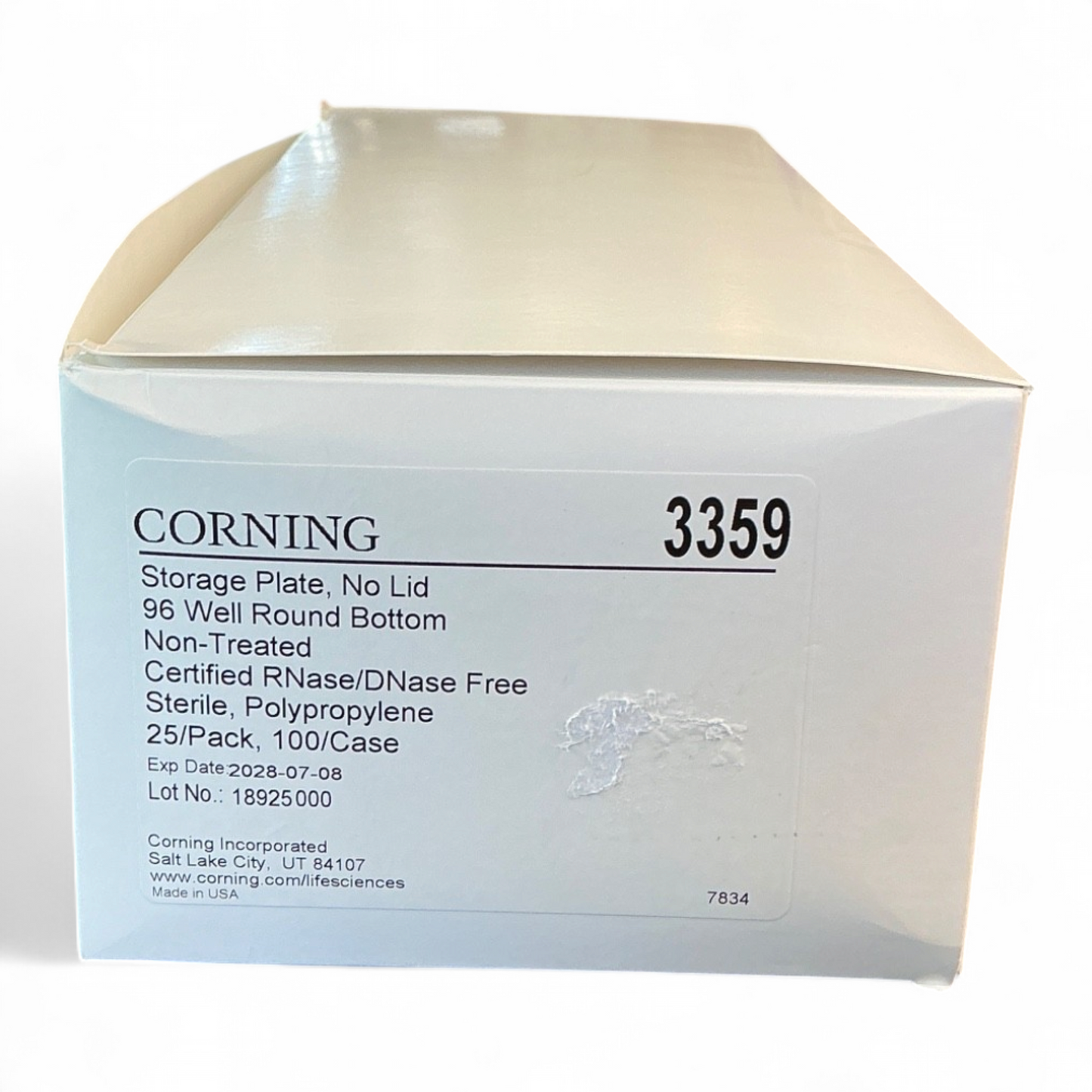 Corning Storage Plate, No Lid 3359 96 Well Round Bottom - Image 5
