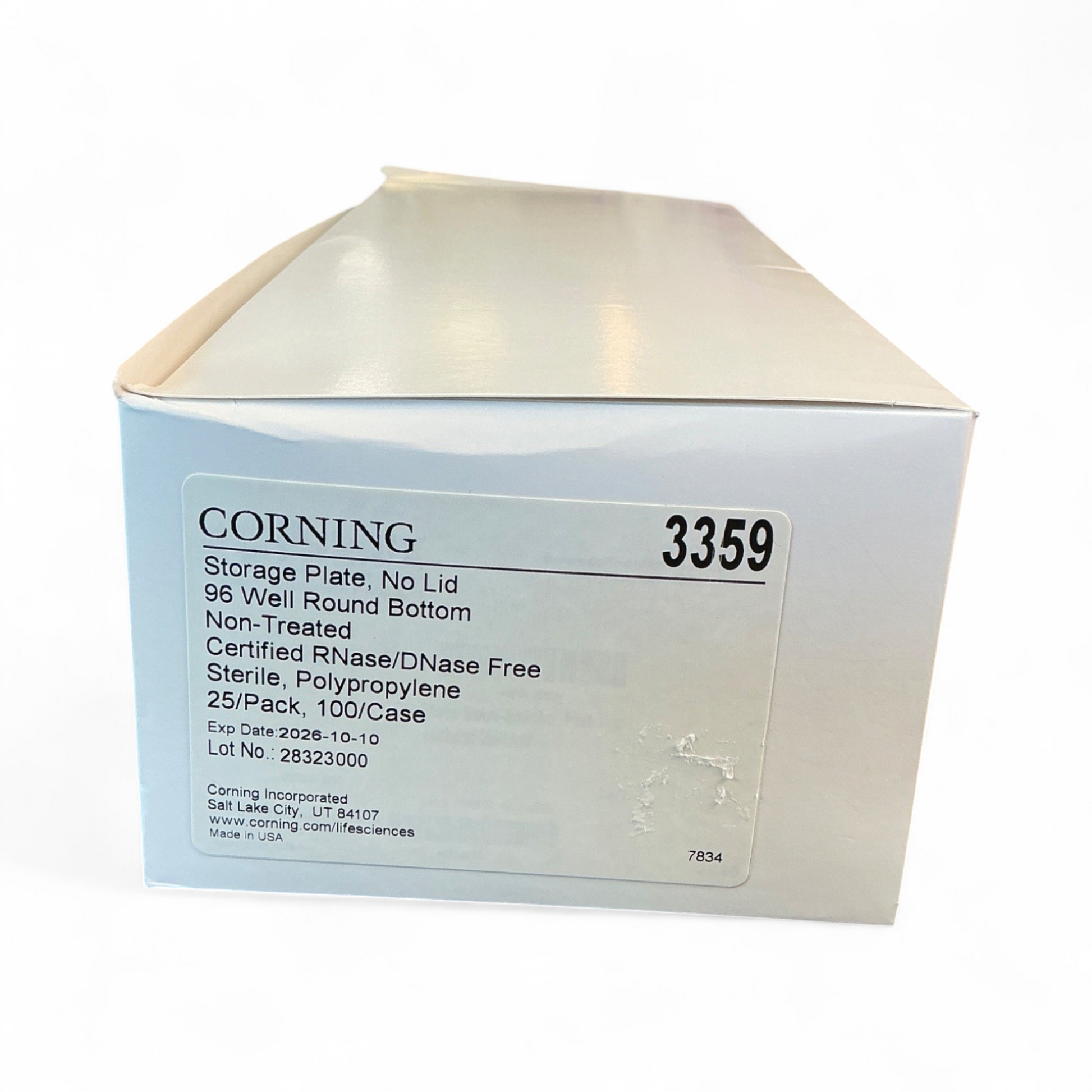 Corning Storage Plate, No Lid 3359 96-Well Round Bottom - Image 5