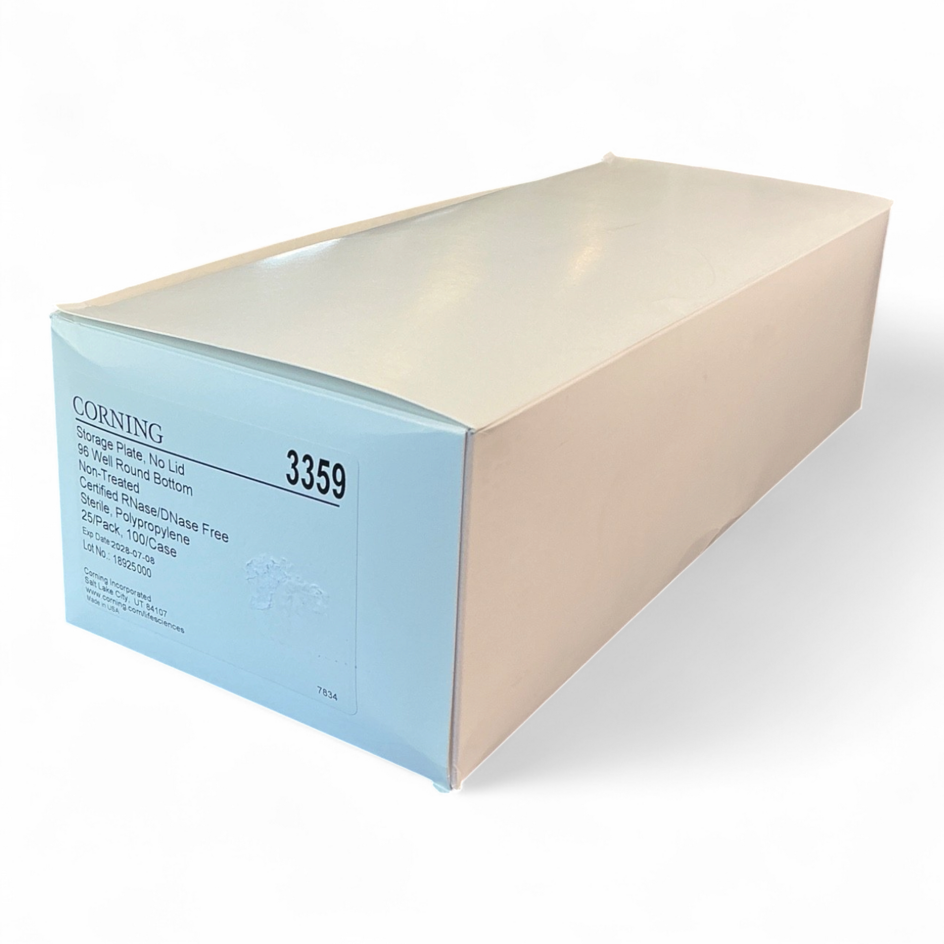 Corning Storage Plate, No Lid 3359 96 Well Round Bottom - Image 6