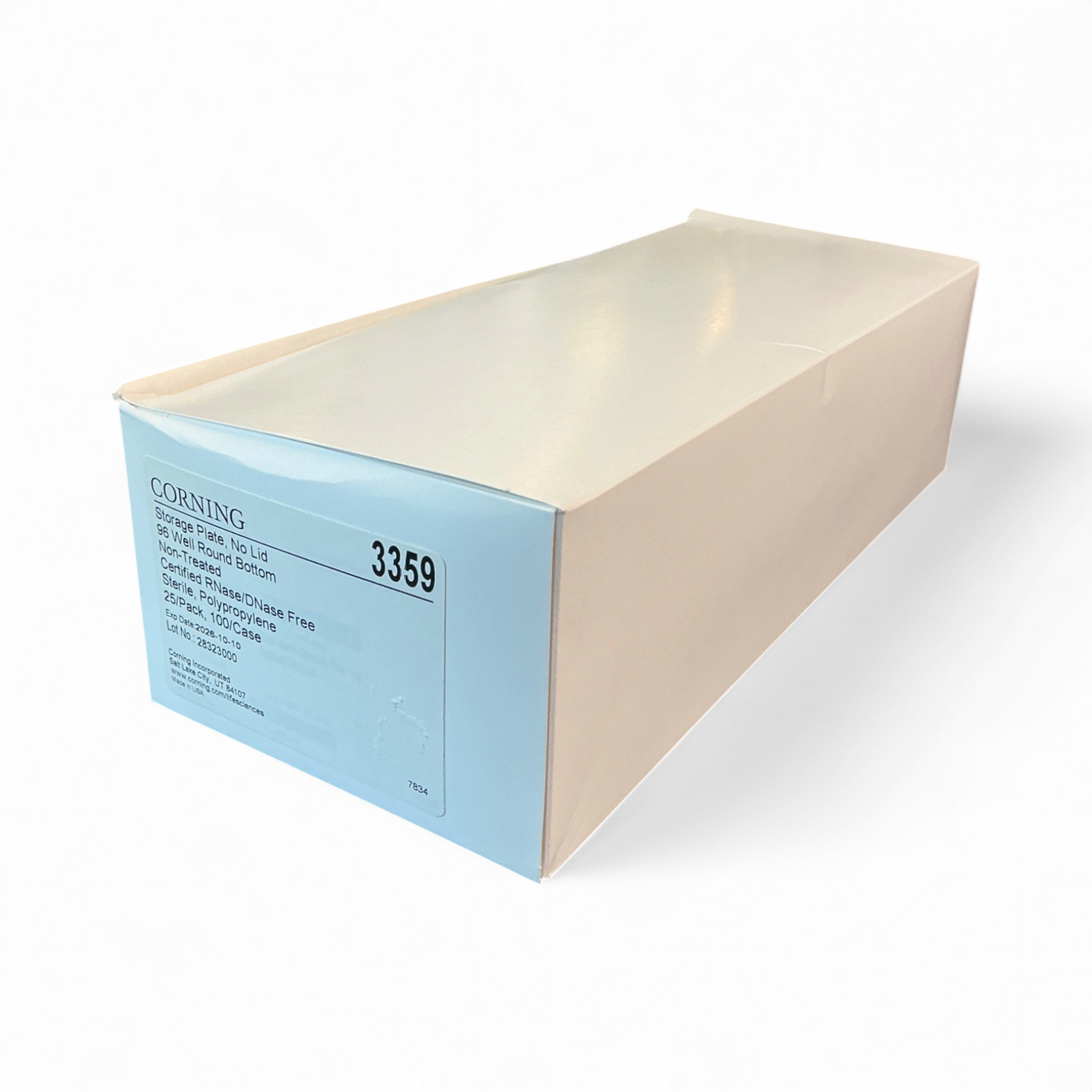 Corning Storage Plate, No Lid 3359 96-Well Round Bottom - Image 6