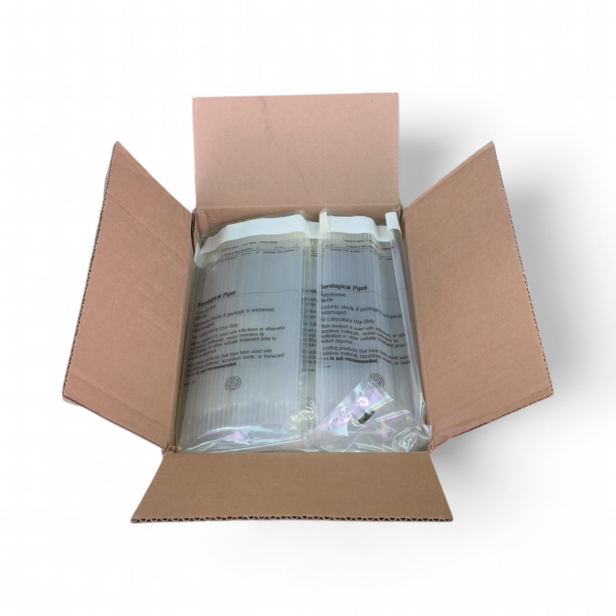 Costar Disposable Polystyrene Serological Pipettes 1mL in 1/100mL - 1000/cs (BO!) | Safe & Secure Shipping - Image 1