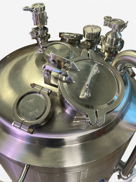 DCI Inc Genentech Custom 150L Stainless Steel Process Tank JS3665 (BO!) | Safe & Secure Shipping - Image 11