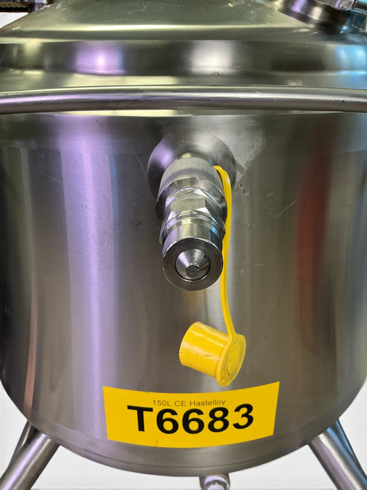 DCI Inc Genentech Custom 150L Stainless Steel Process Tank JS3665 (BO!) | Safe & Secure Shipping - Image 5