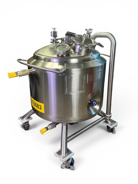 DCI Inc Genentech Custom 150L Stainless Steel Process Tank JS3665 (BO!) | Safe & Secure Shipping - Image 9