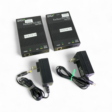 DIGI PortServer TS 4 P MEI 50000836-49 T w Power Adapters - 2x Units Each (Best Offer!) | Order Direct and Save - Image 1