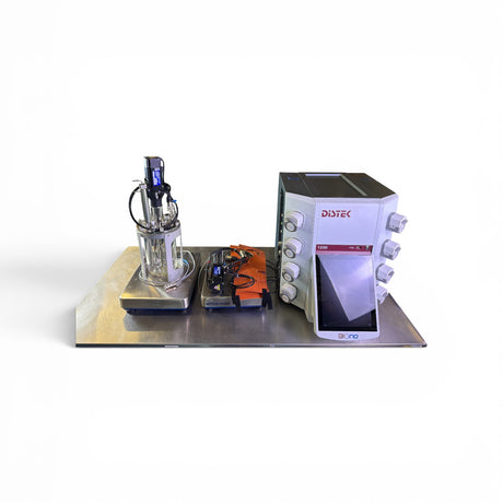 Distek BIOne 1250 Dual Bioreactor System w/ 2.5L Glass Vessel & Mettler Toledo Scales - Image 2