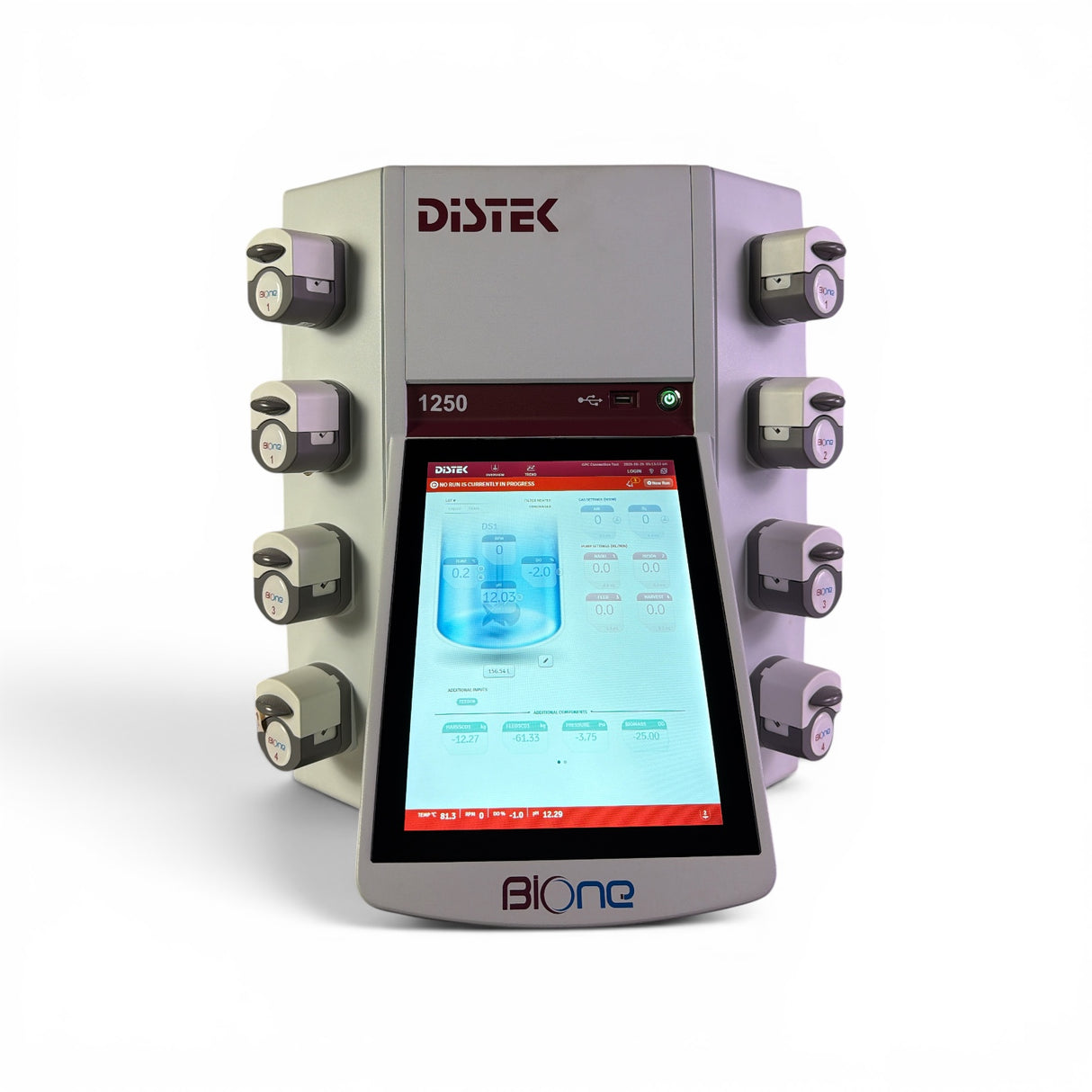 Distek BIOne 1250 Dual Bioreactor System w/ 2.5L Glass Vessel & Mettler Toledo Scales - Image 5