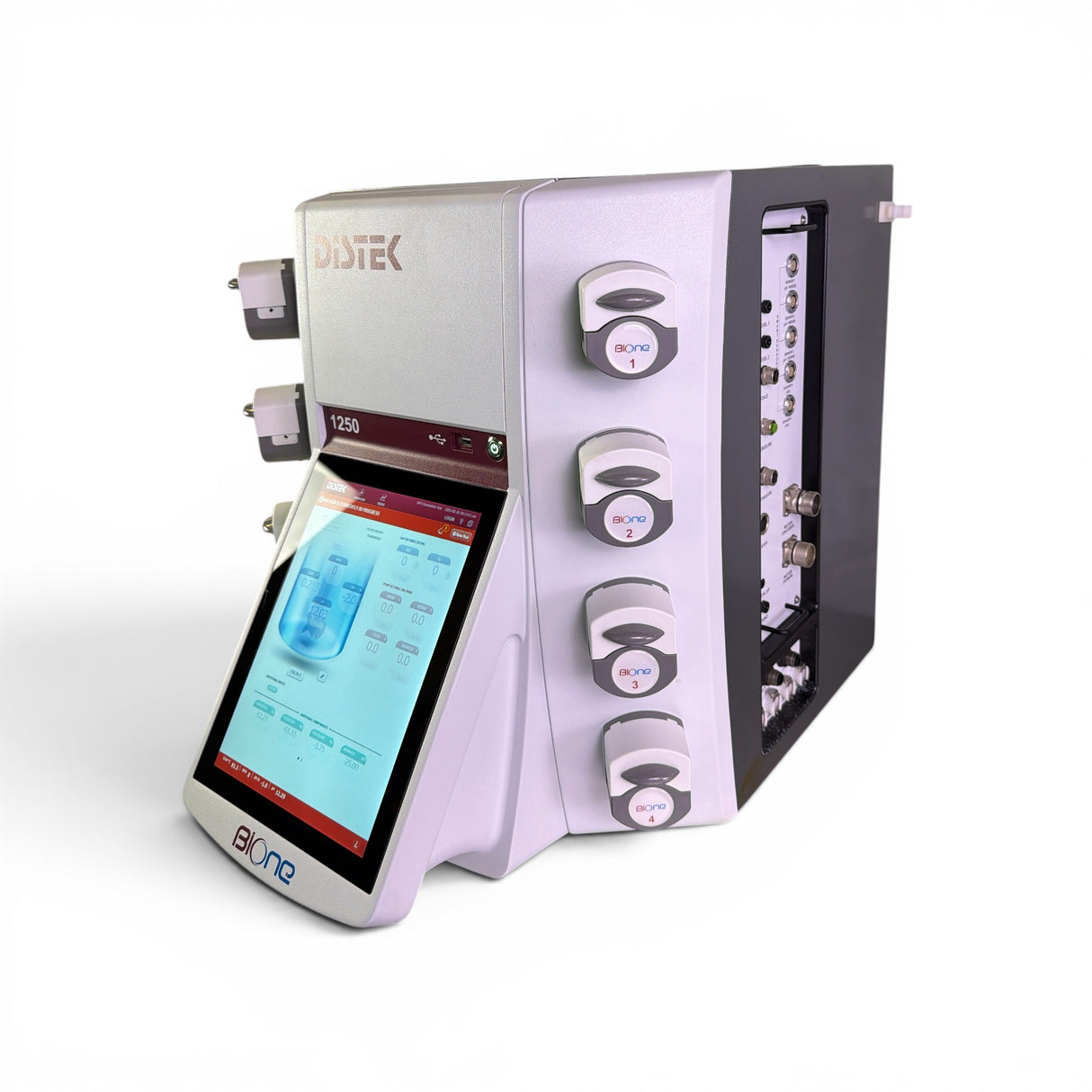 Distek BIOne 1250 Dual Bioreactor System w/ 2.5L Glass Vessel & Mettler Toledo Scales - Image 6