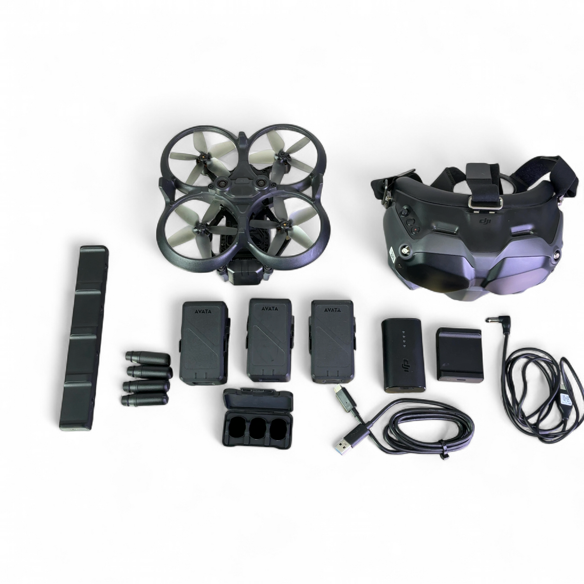 DJI FPV FDIW4K & Avata QF2W4K Camera Drones w PPV Goggles V2 FGDB28 & Accessories Lot | Order Direct and Save - Image 12