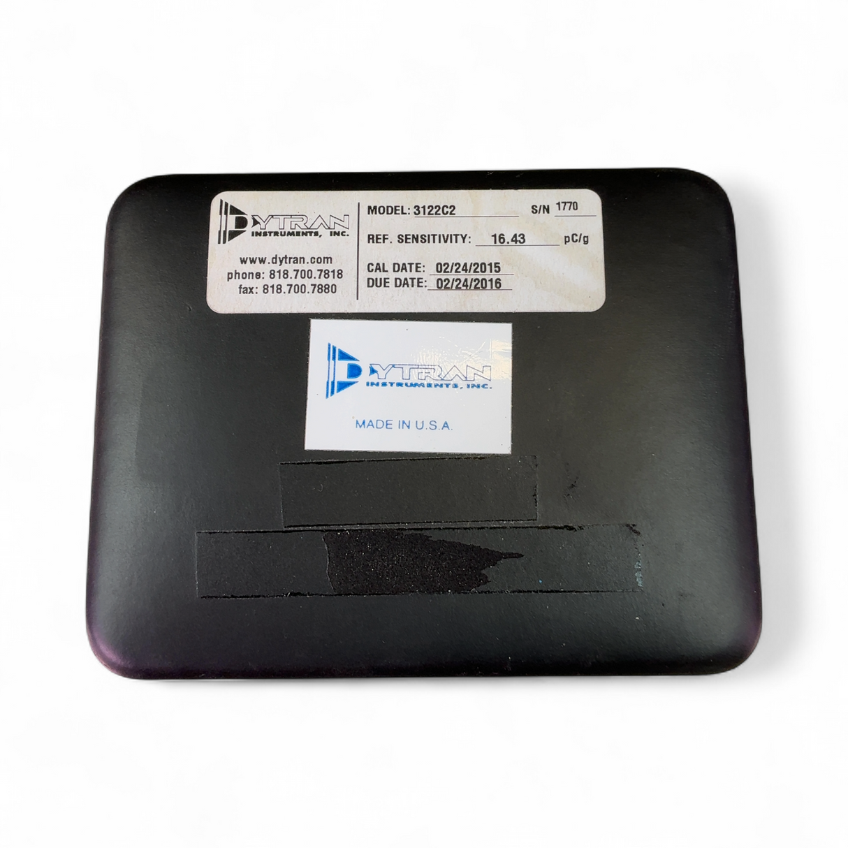 Dytran High Temperature 16.43 pC/g Piezoelectric Charge Mode Accelerometer 3122C2 | Mr. Scientific - Image 12