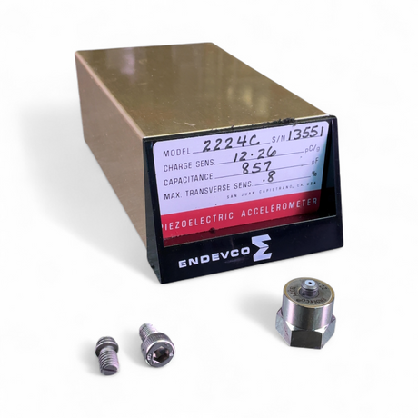 Endevco Mini General Purpose PE Accelerometer 2224C 12.26 pC/g Sensor (Best Offer!) | Mr. Scientific - Image 1