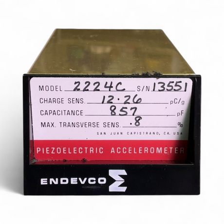 Endevco Mini General Purpose PE Accelerometer 2224C 12.26 pC/g Sensor (Best Offer!) | Mr. Scientific - Image 12