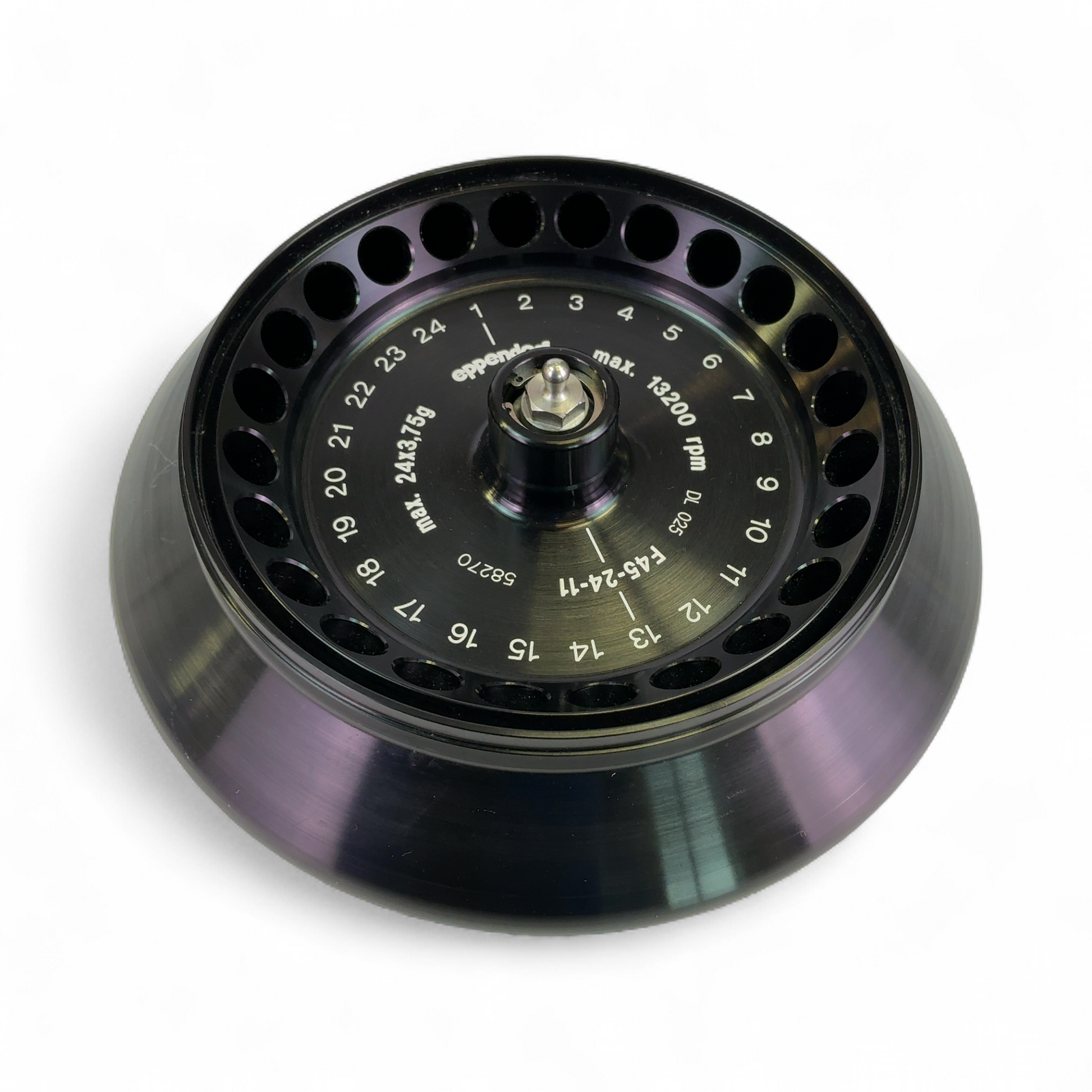 Eppendorf Fixed-Angle 24-Place Aluminum Microcentrifuge Rotor F45-24-11 (BO!) | Mr. Scientific - Image 1