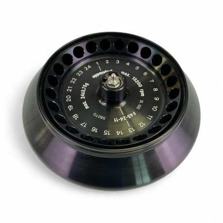 Eppendorf Fixed-Angle 24-Place Aluminum Microcentrifuge Rotor F45-24-11 (BO!) | Mr. Scientific - Image 1