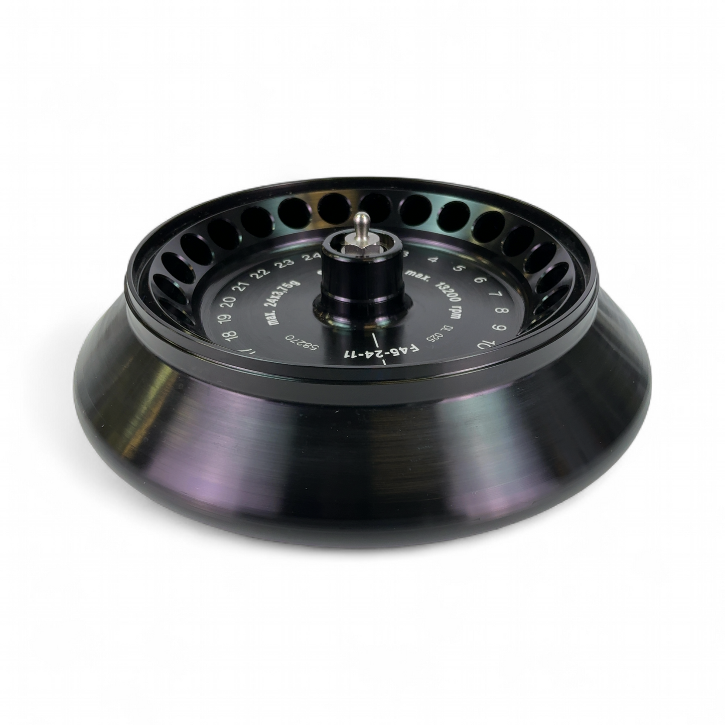 Eppendorf Fixed-Angle 24-Place Aluminum Microcentrifuge Rotor F45-24-11 (BO!) | Mr. Scientific - Image 3