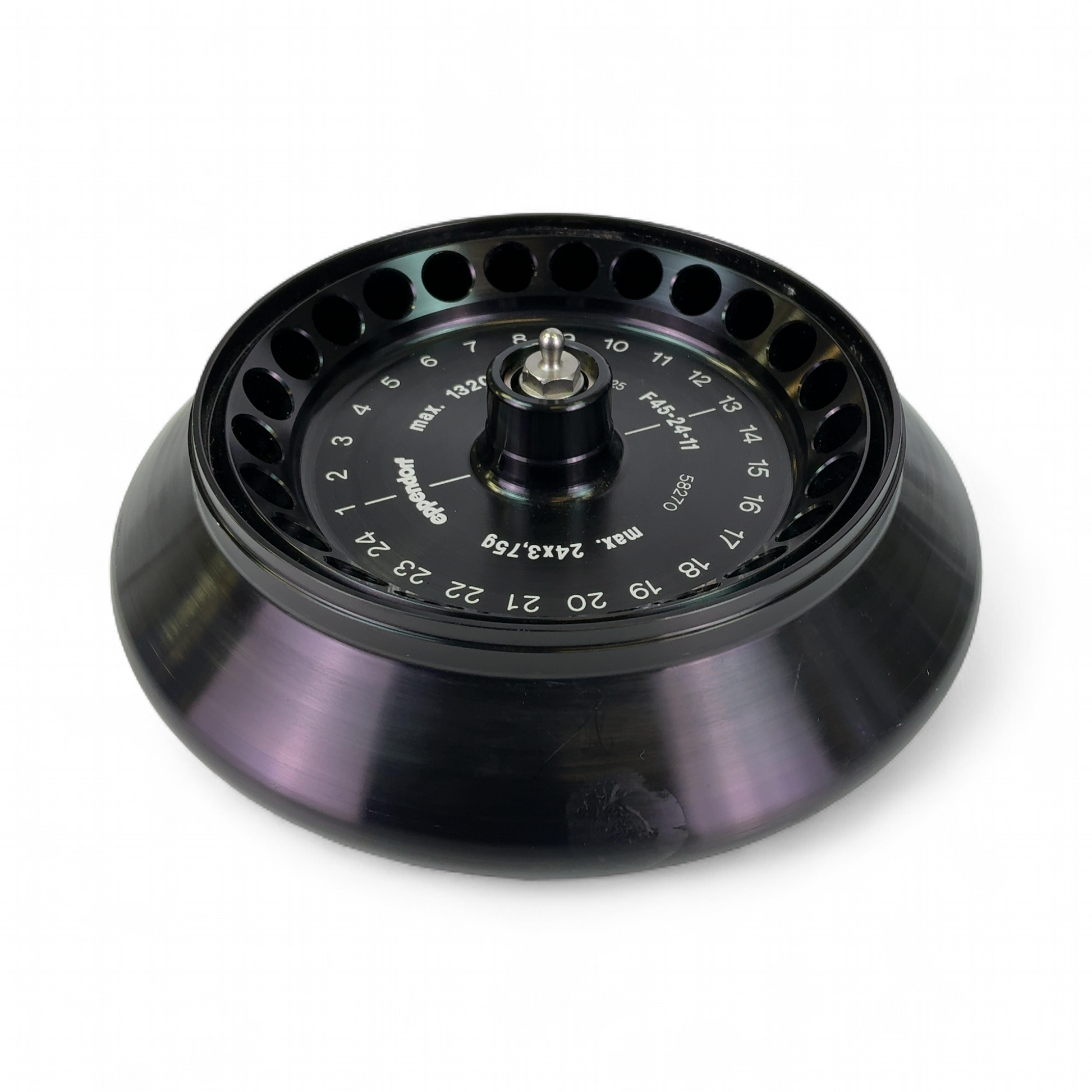 Eppendorf Fixed-Angle 24-Place Aluminum Microcentrifuge Rotor F45-24-11 (BO!) | Mr. Scientific - Image 6