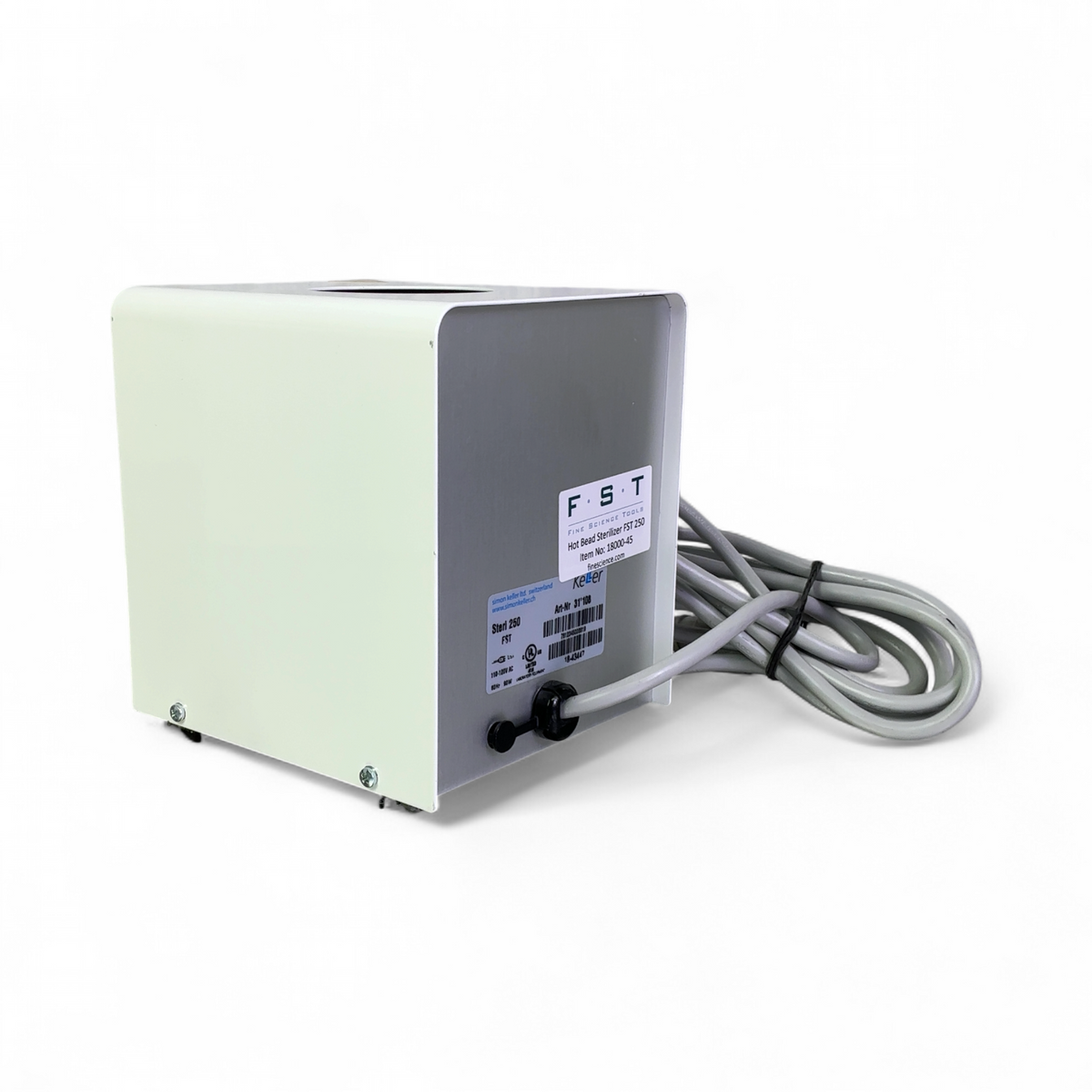 Fine Science Tools Hot Bead Dry Sterilizer FST 250 18000-45 400°C | Safe & Secure Shipping - Image 6
