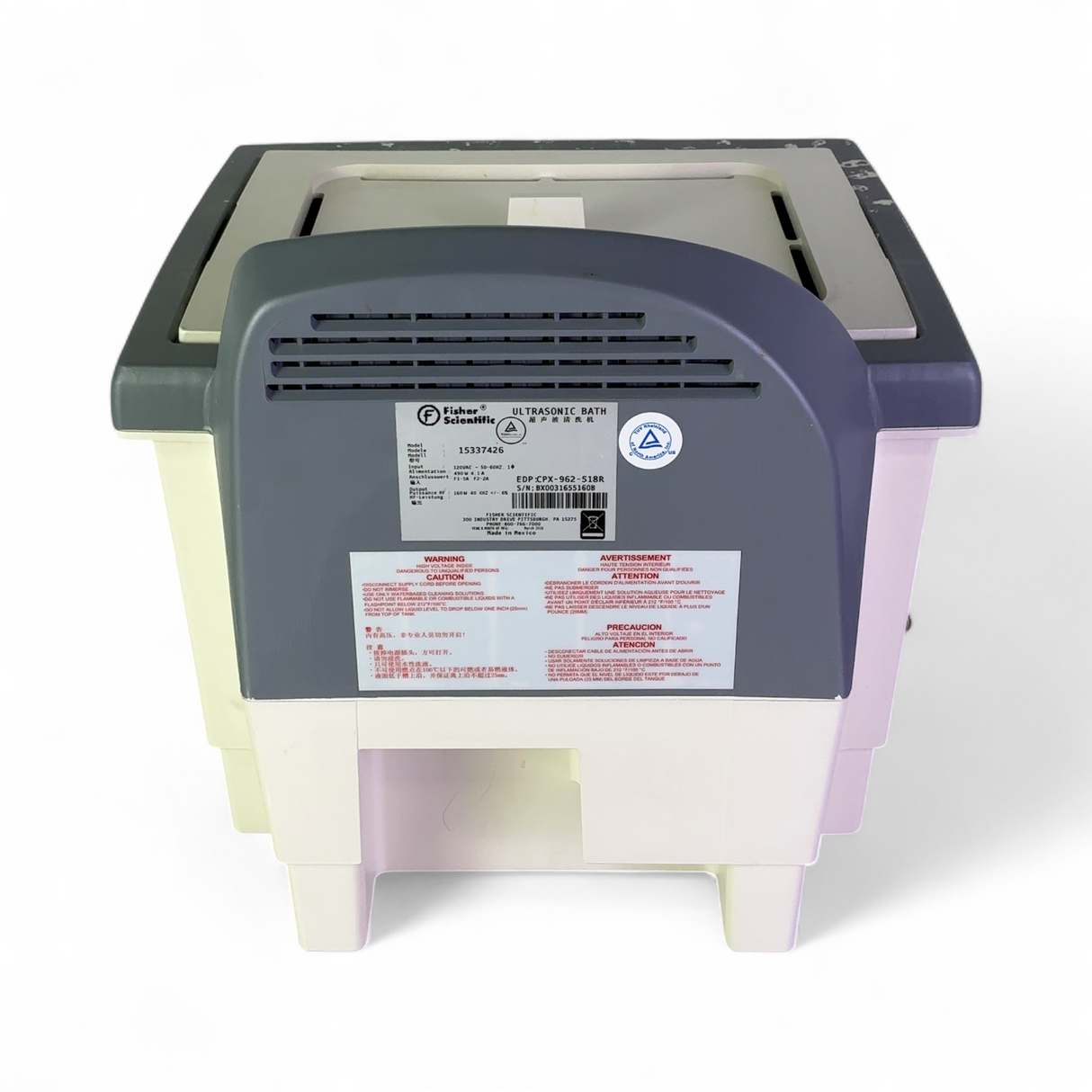 Fisher Scientific 15337426 Heating Ultrasonic Bath 9.5L WORKS (Best Offer!) | Safe & Secure Shipping - Image 11