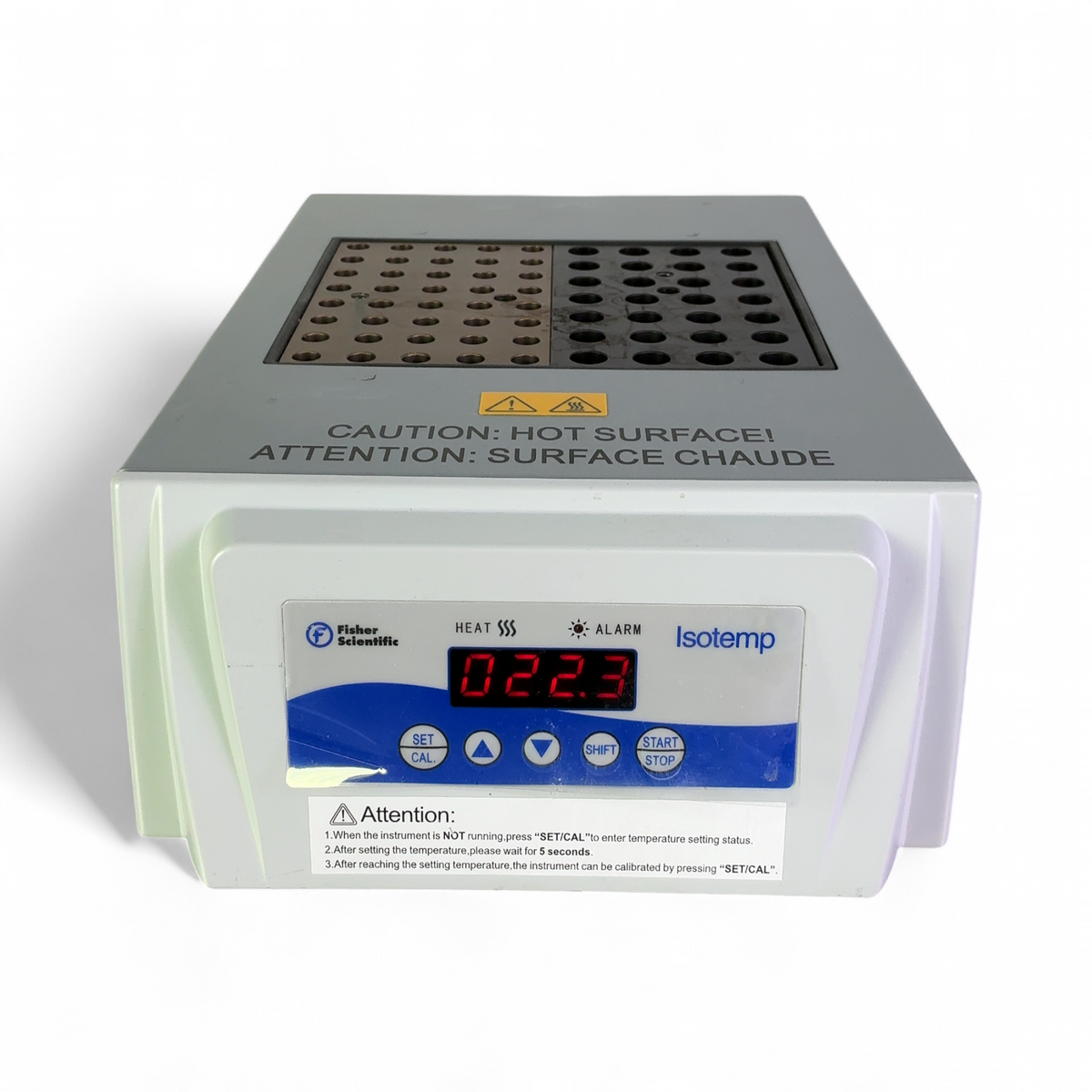 Fisher Scientific Isotemp FS Standard 2Block Drybath 88860022 (BO!) | Safe & Secure Shipping - Image 3